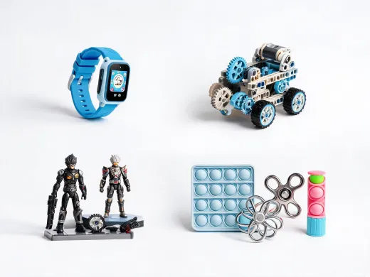 Big kid tech and collectible toy stage